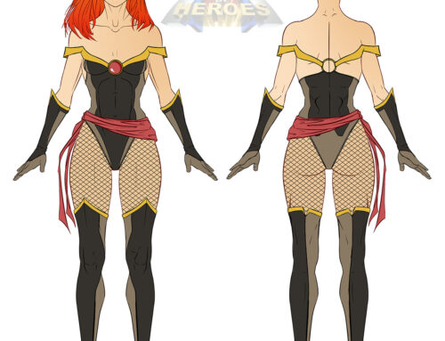 Ship of Heroes Costume Concepts Sexy Supersuit